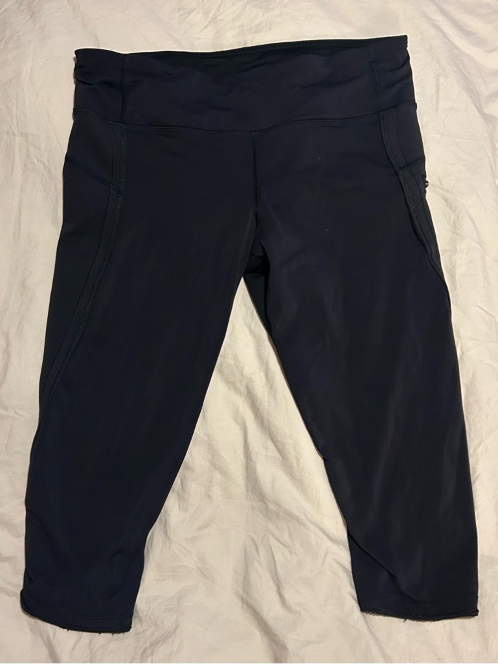 lululemon athletica Black Capri Leggings